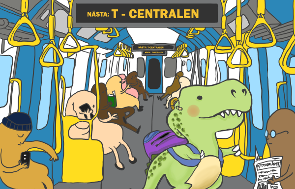 Vasaru åker tunnelbana
